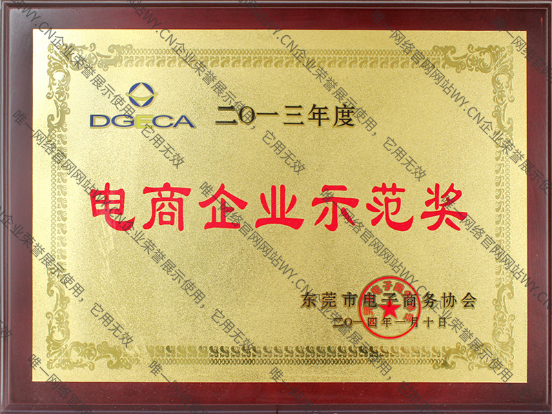 2014年度電商企業示范獎